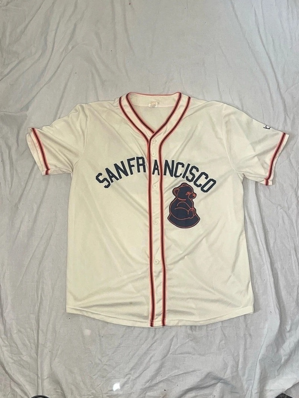 Blue Collection San Francisco Baseball Jersey Size Medium